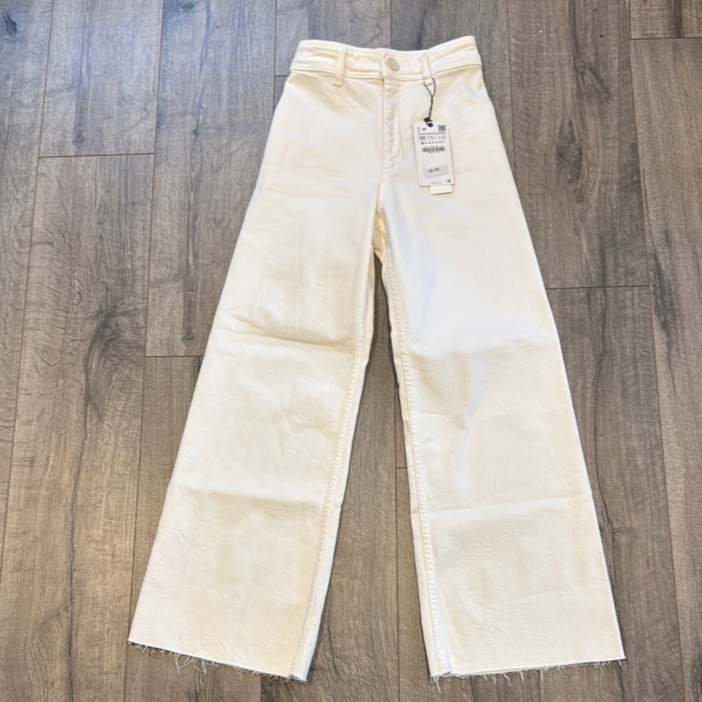 NWT Zara Women's White Jeans Size 0
